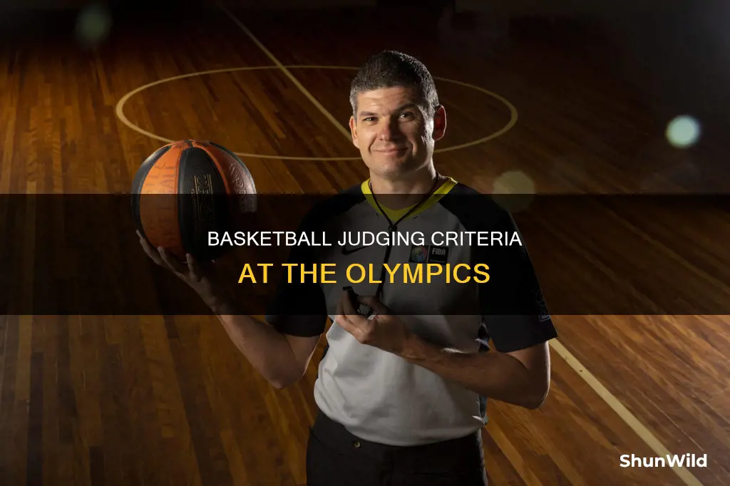 how is basketball judged in the olympics
