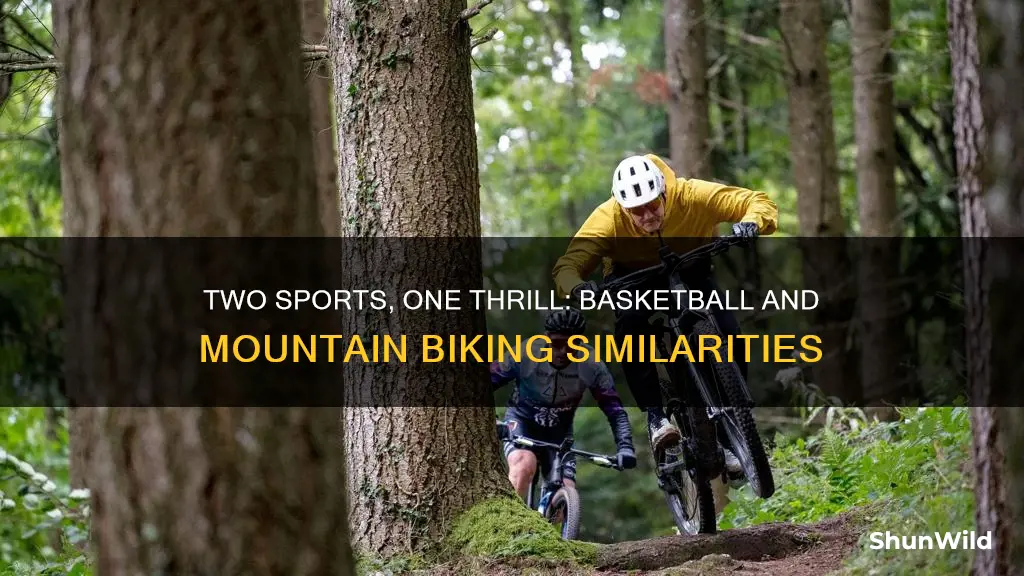 how is basketball similar to mountain biking