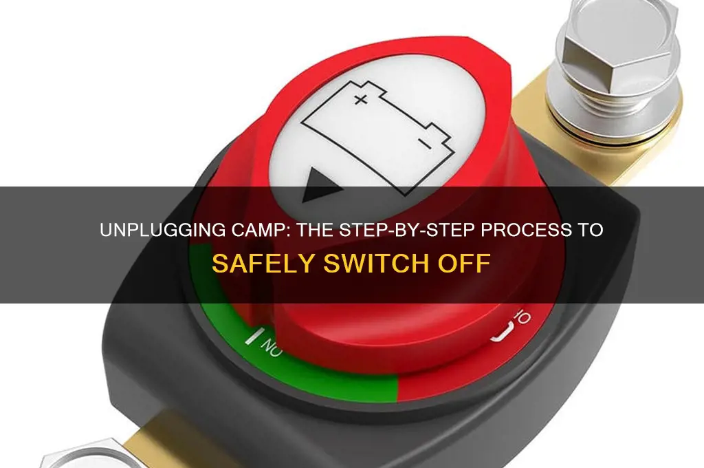 how is camp switched off