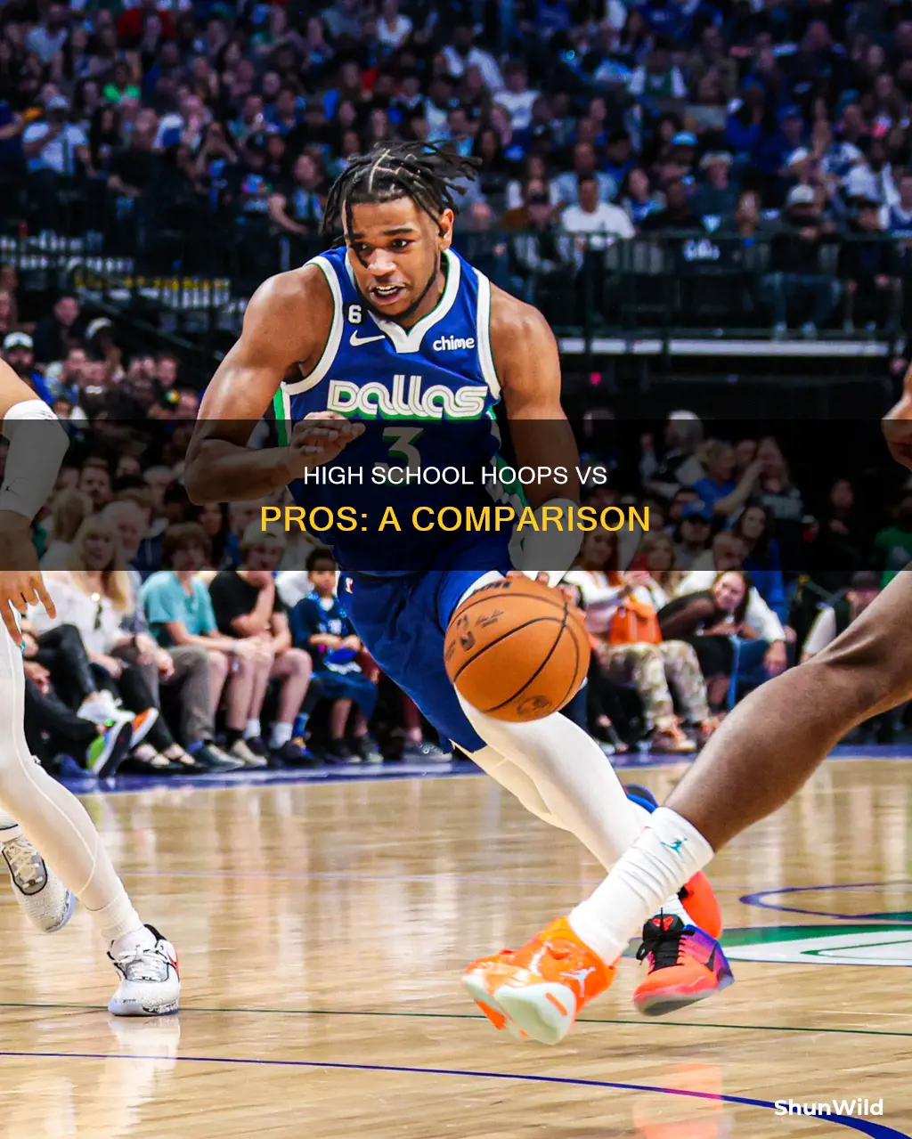 how is high school basketball different from professional