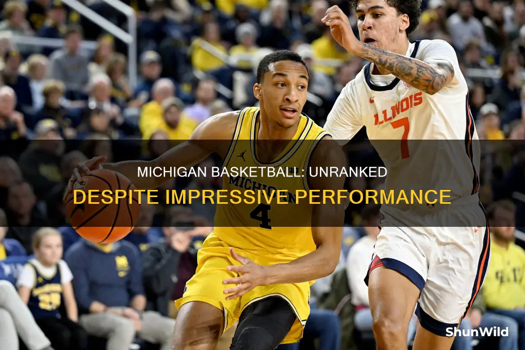 how is michigan basketball not ranked