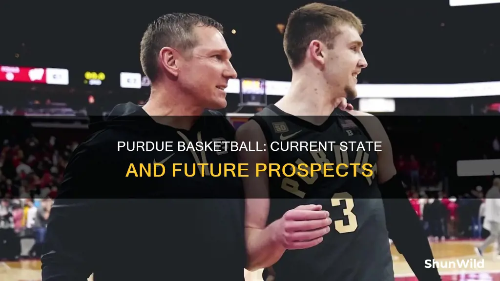 how is purdue basketball doing