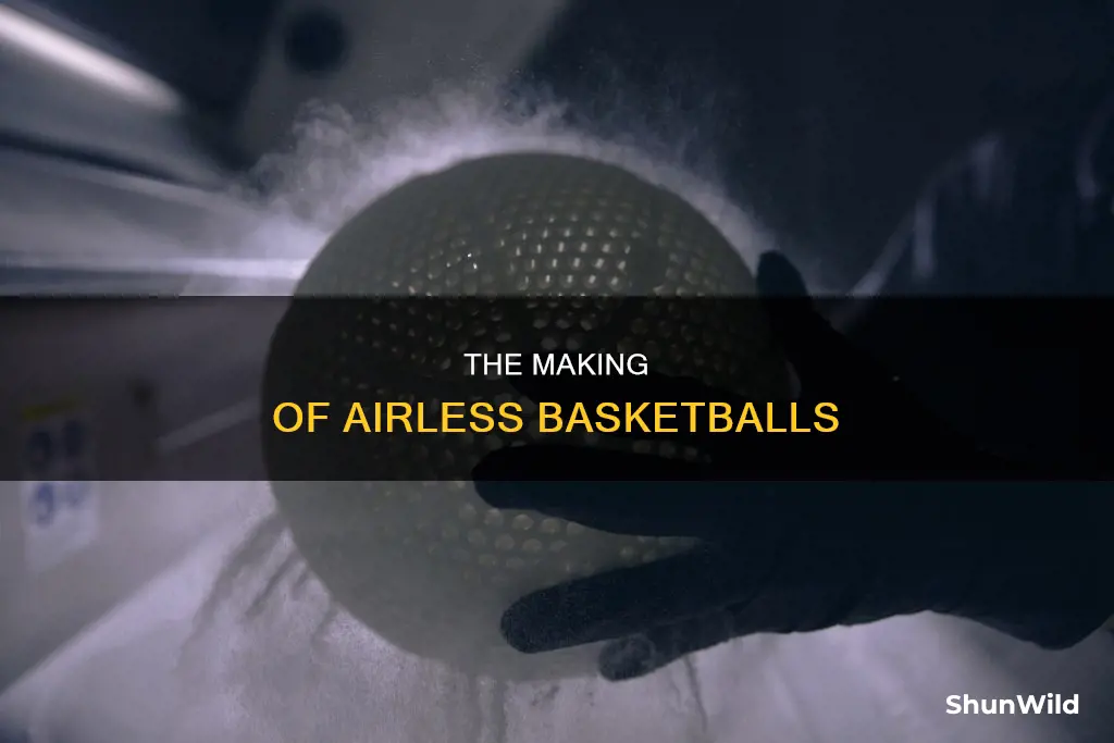 how is the airless basketball made