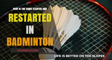 Initiating and Restarting Play in Badminton