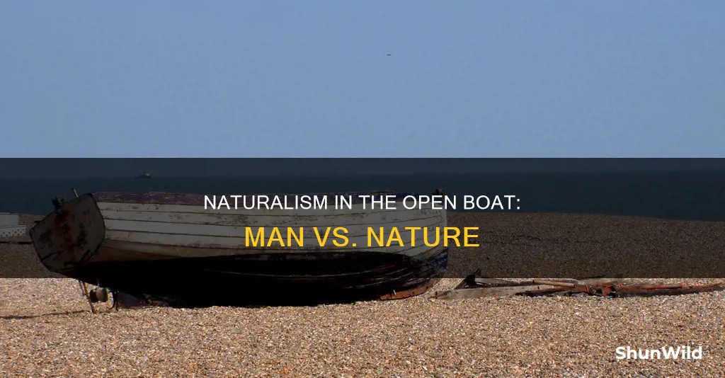 how is the open boat a naturalist story