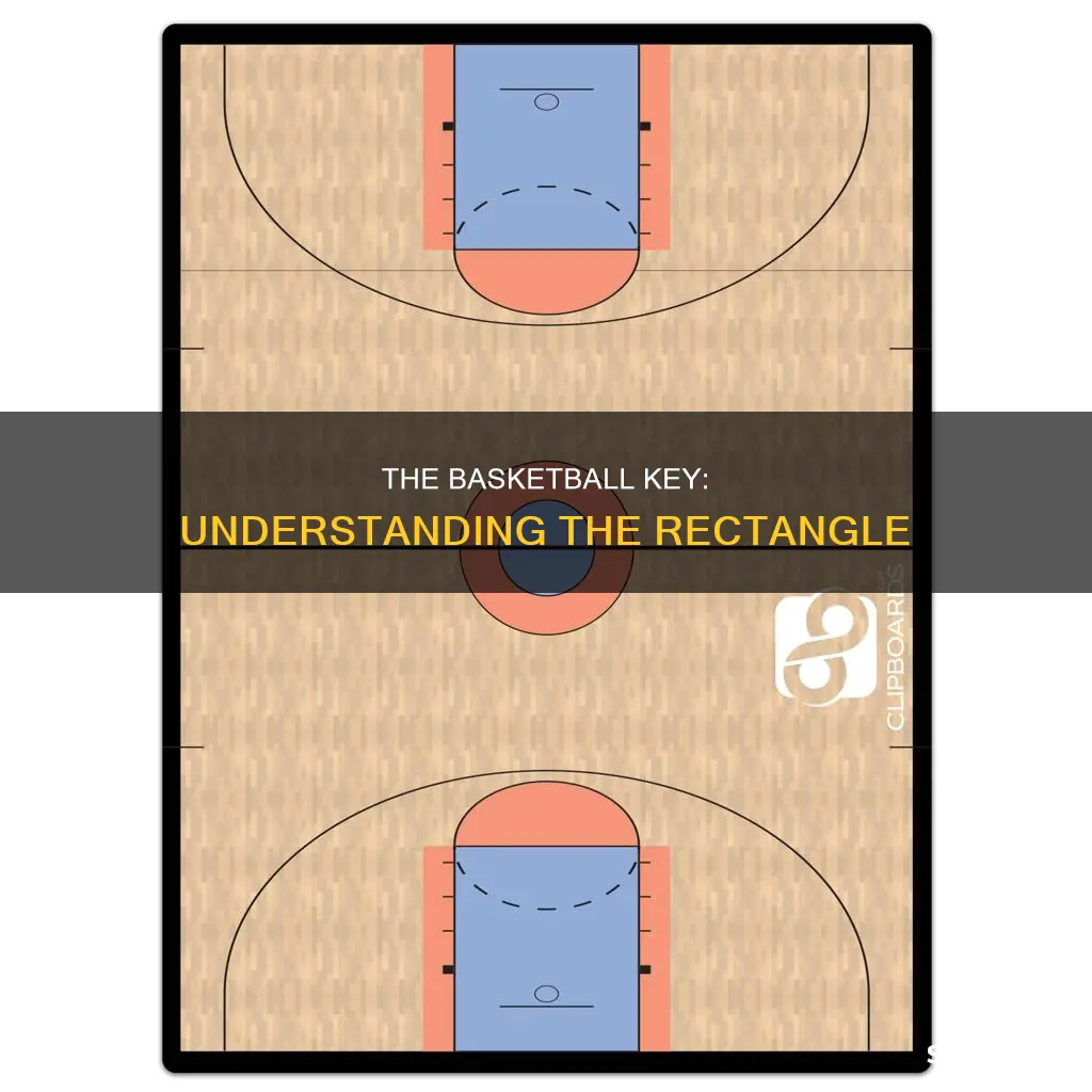 how is the rectangle on the basketball field called