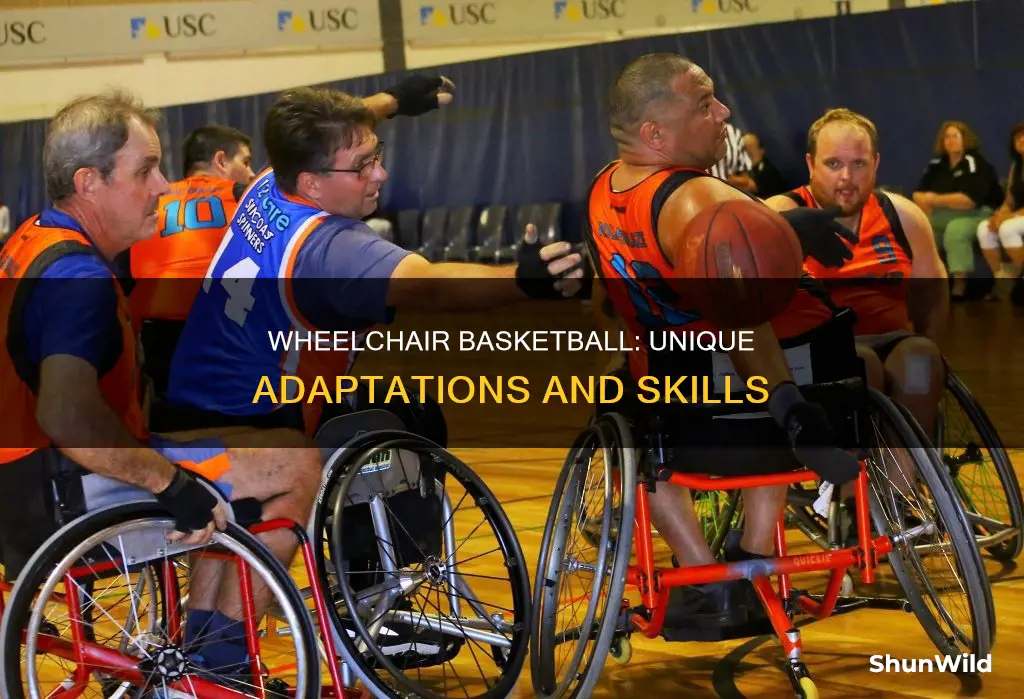 how is wheelchair basketball different to normal basketball