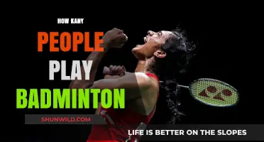Badminton's Popularity: How Many Rackets?