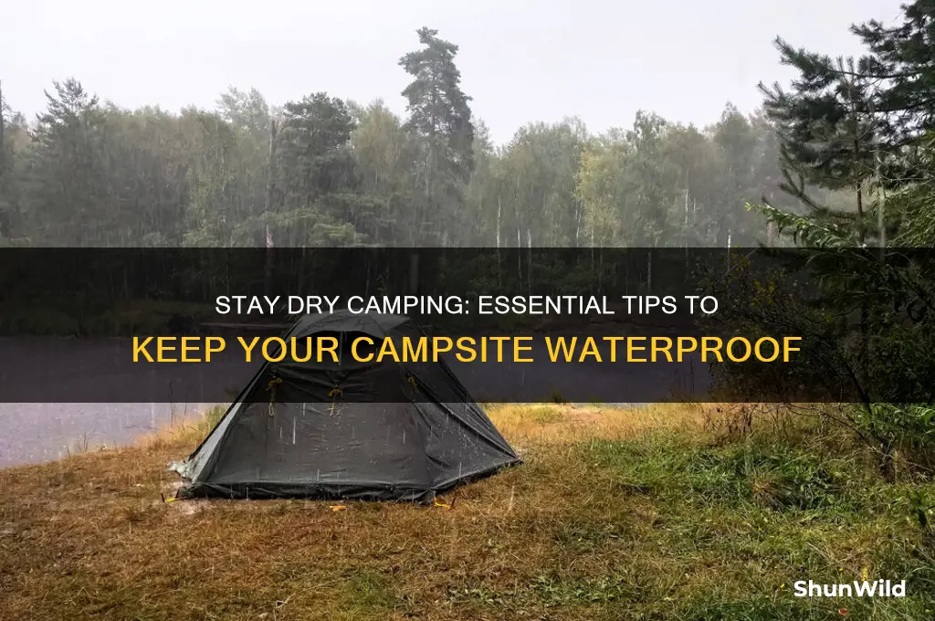 how keep camp dry