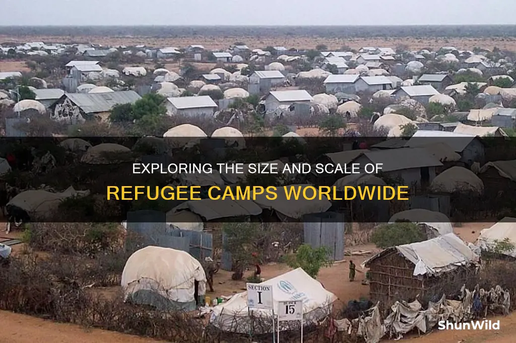 how large are refugee camps