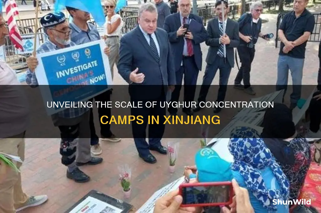 how large are uyghur concentration camp