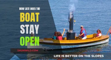 Last Call for Boat Rides: When Does the Boat Depart?