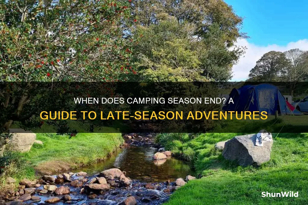 how late is camping season