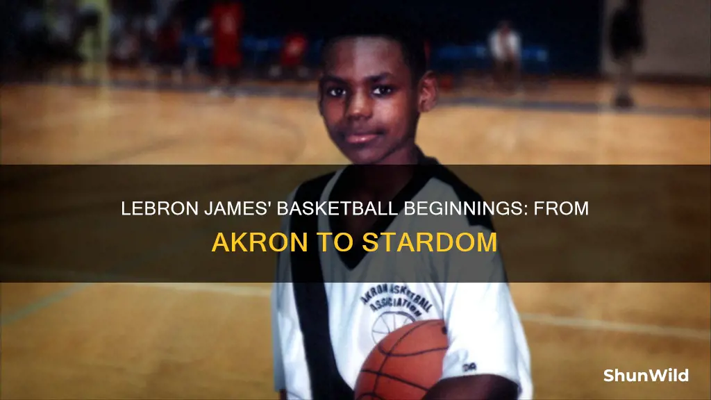 how lebron james start basketball