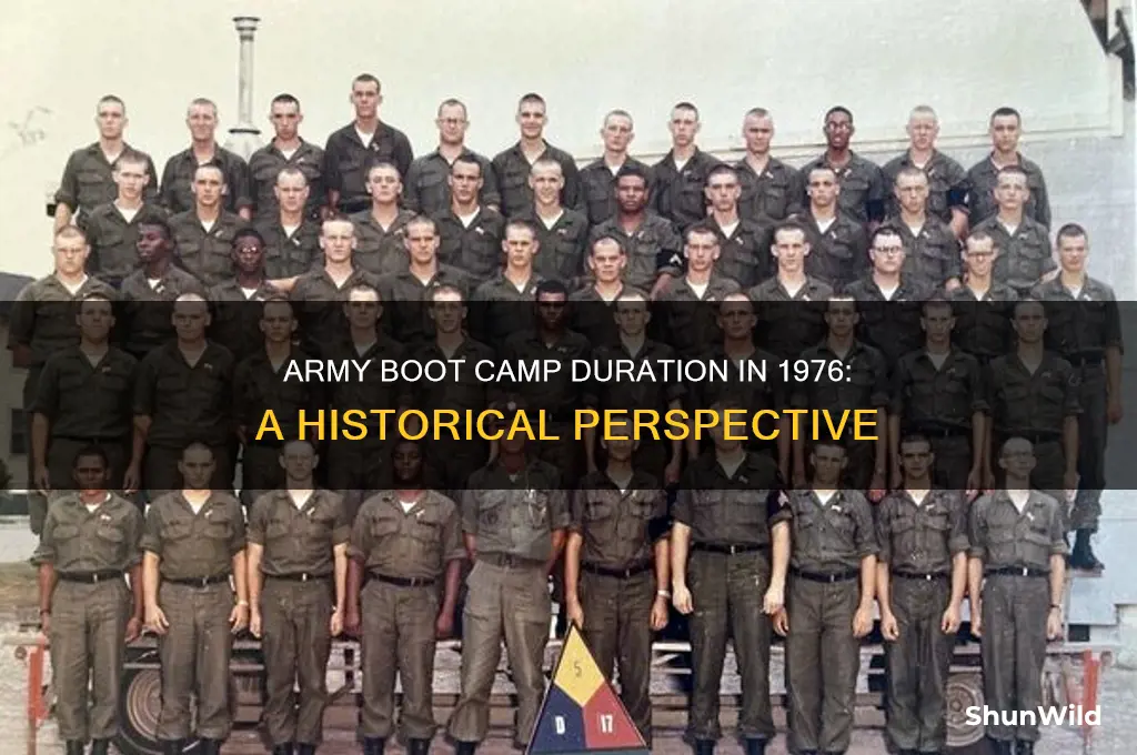 how ling was army boot camp in 1o76