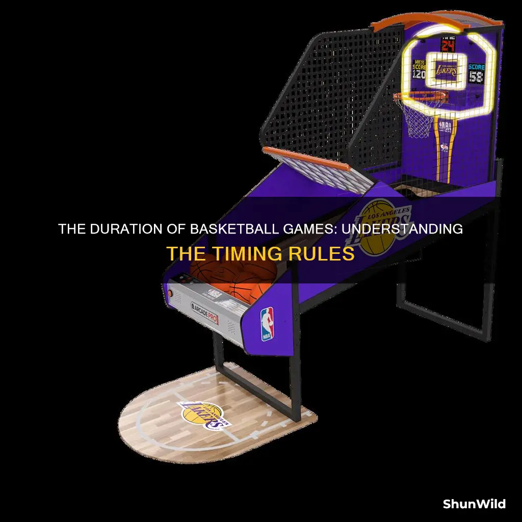 how long are basketball gamesd