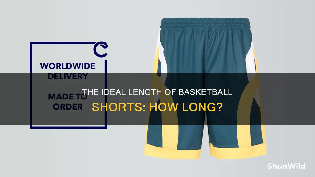 how long are basketball shorts