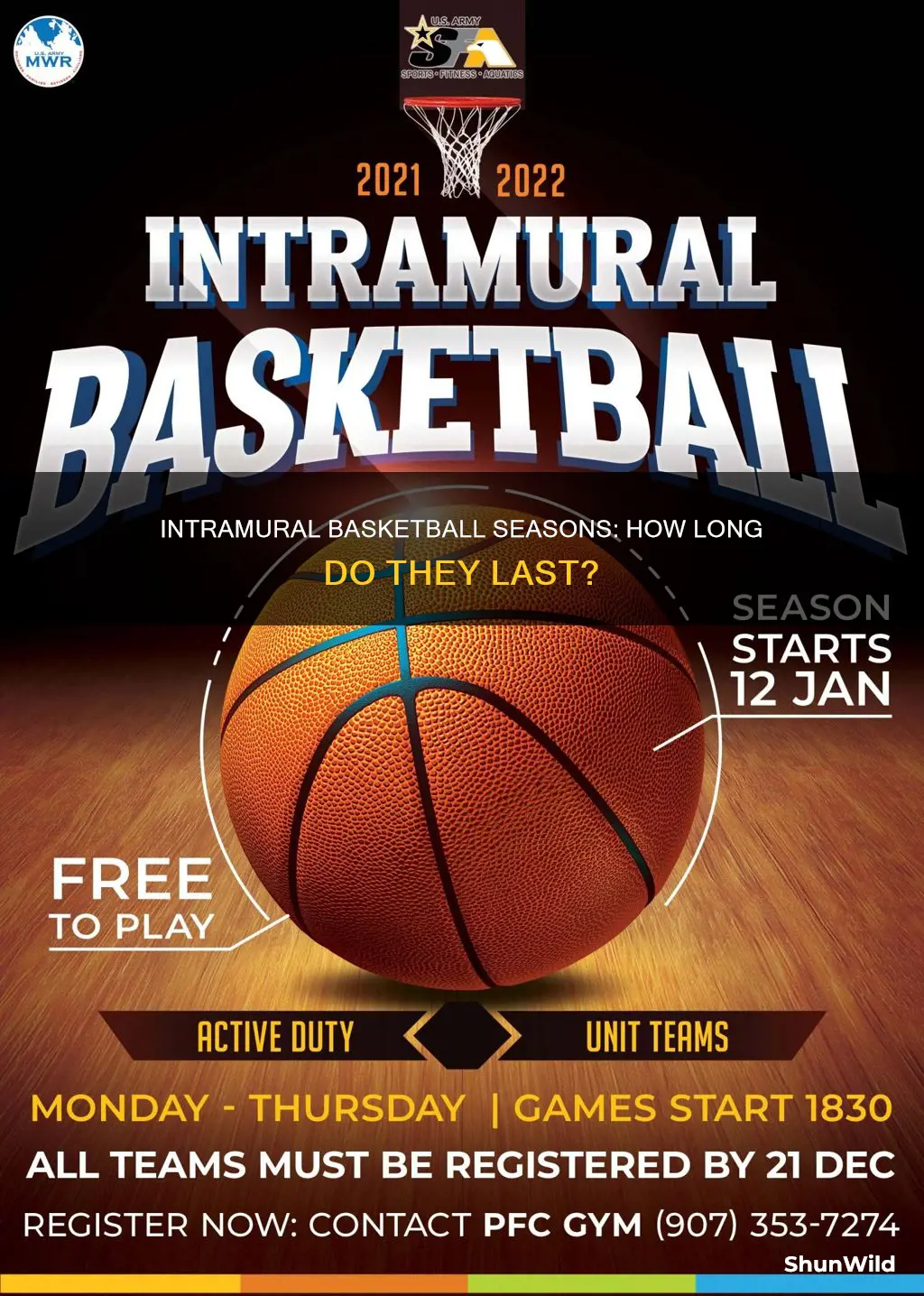 how long are campus basketball intramural season