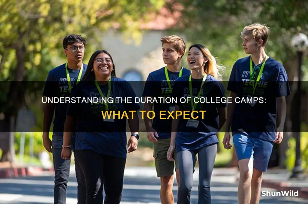 how long are college camp