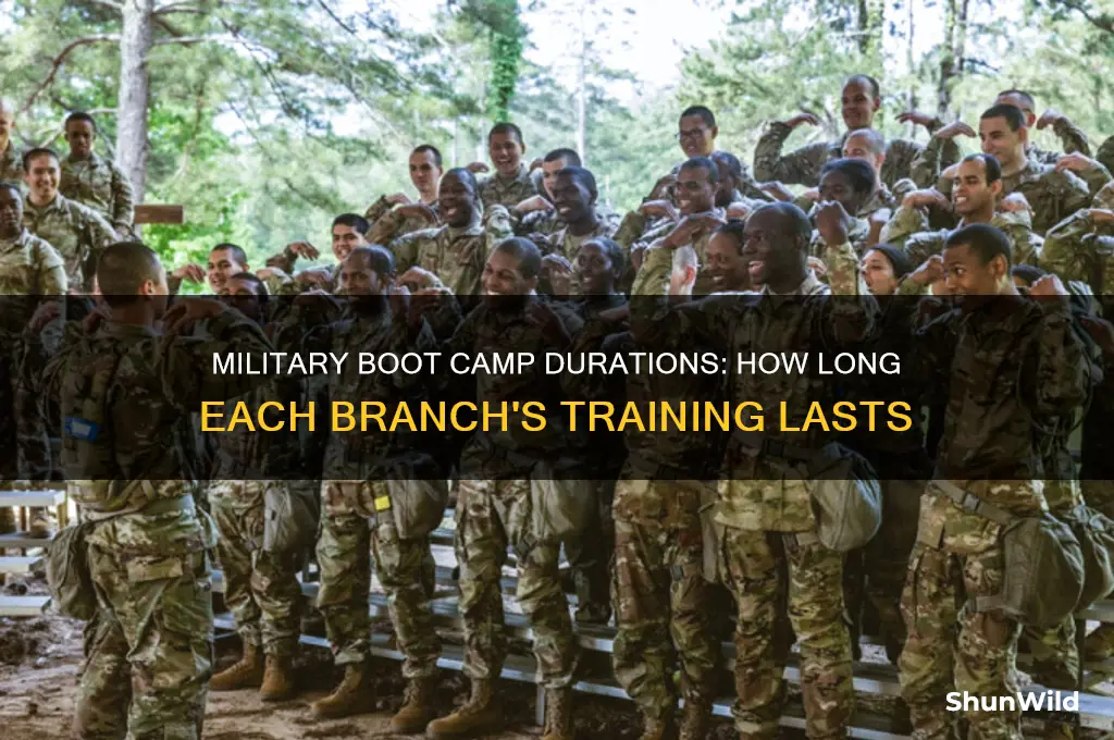 how long are each brances boot camp