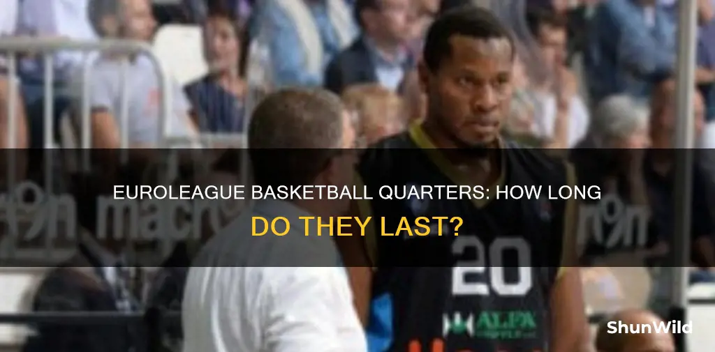 how long are euroleague basketball quarters
