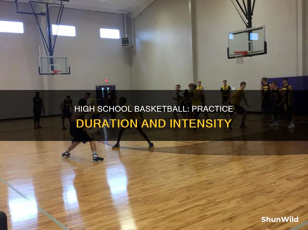 how long are high school basketball practices