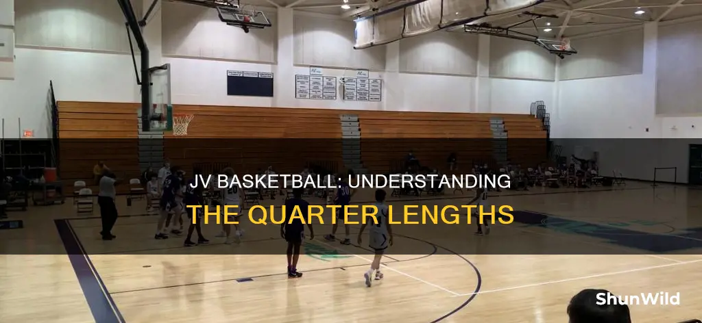 how long are jv basketball quarters
