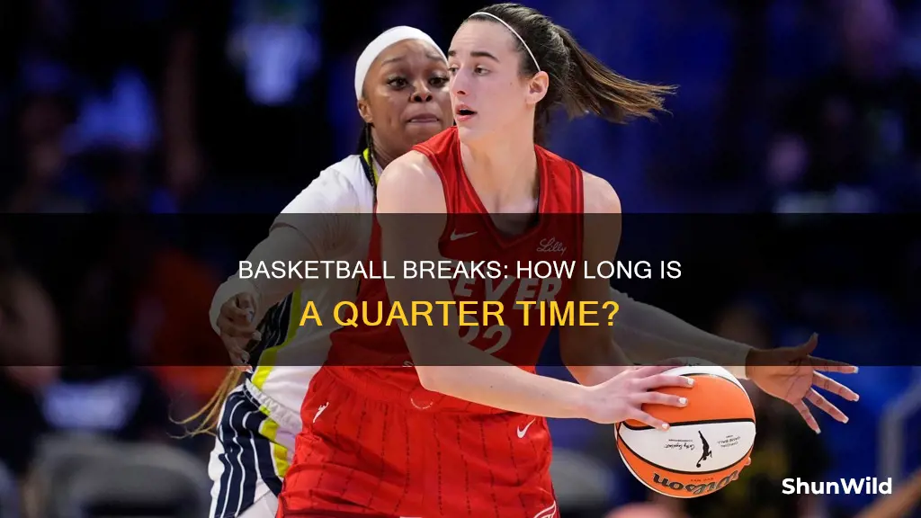 how long between basketball quarters
