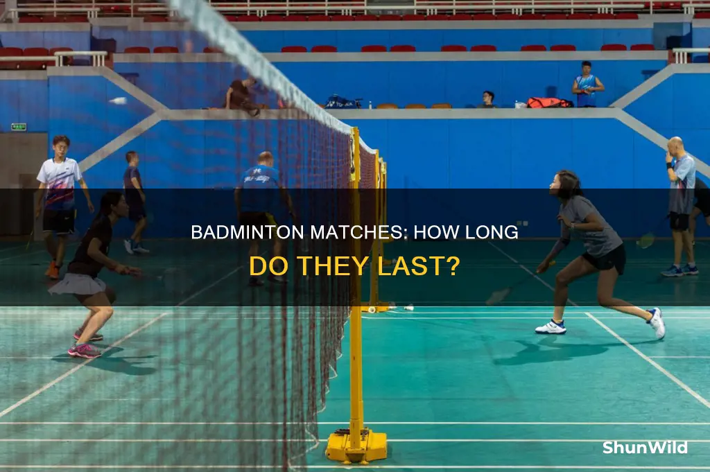 how long can a badminton game last