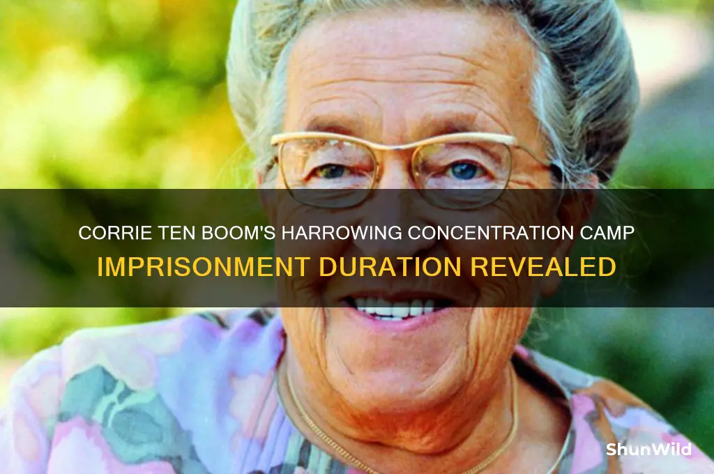 how long corrie ten boom in concentration camp