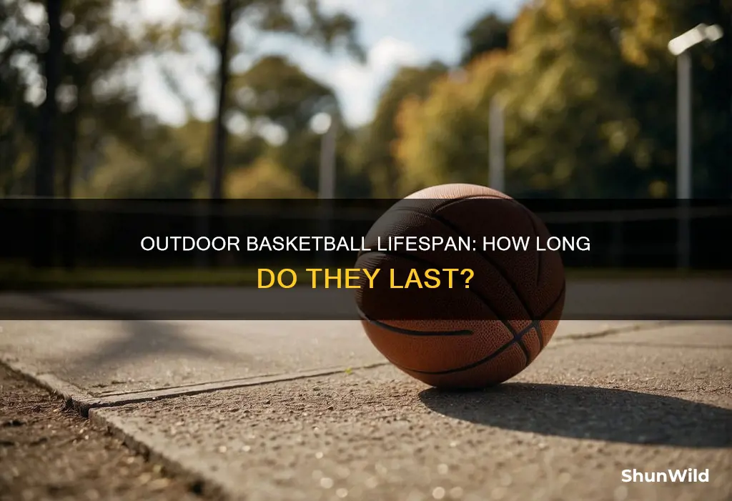 how long do outdoor basketballs last