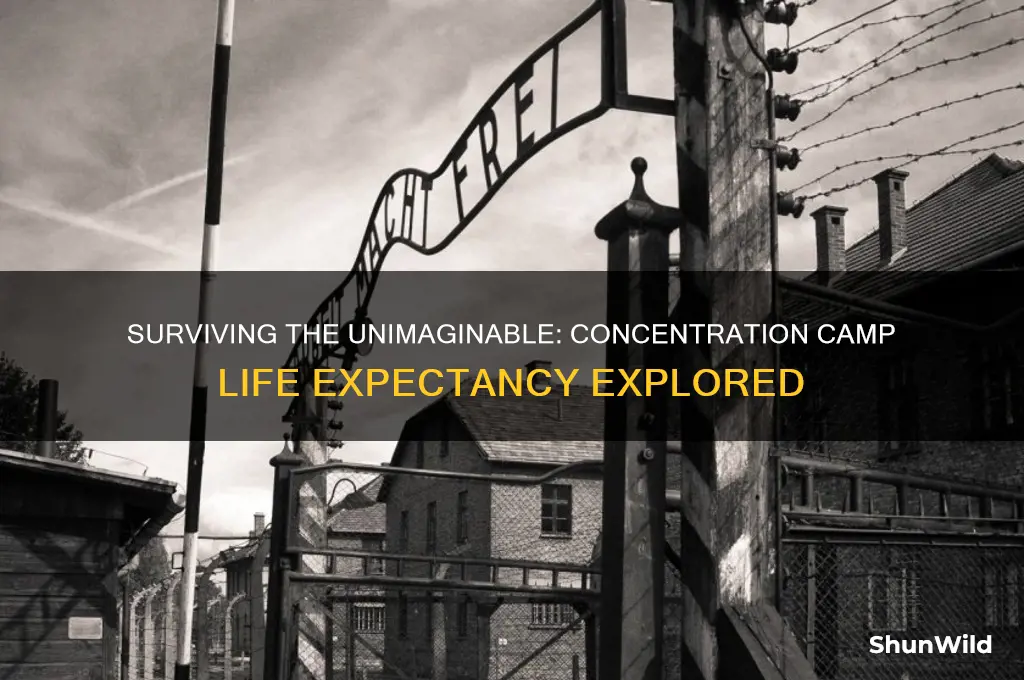 how long dod people aurvive concentration camps