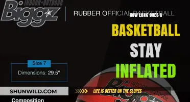 The Lifespan of an Inflated Basketball