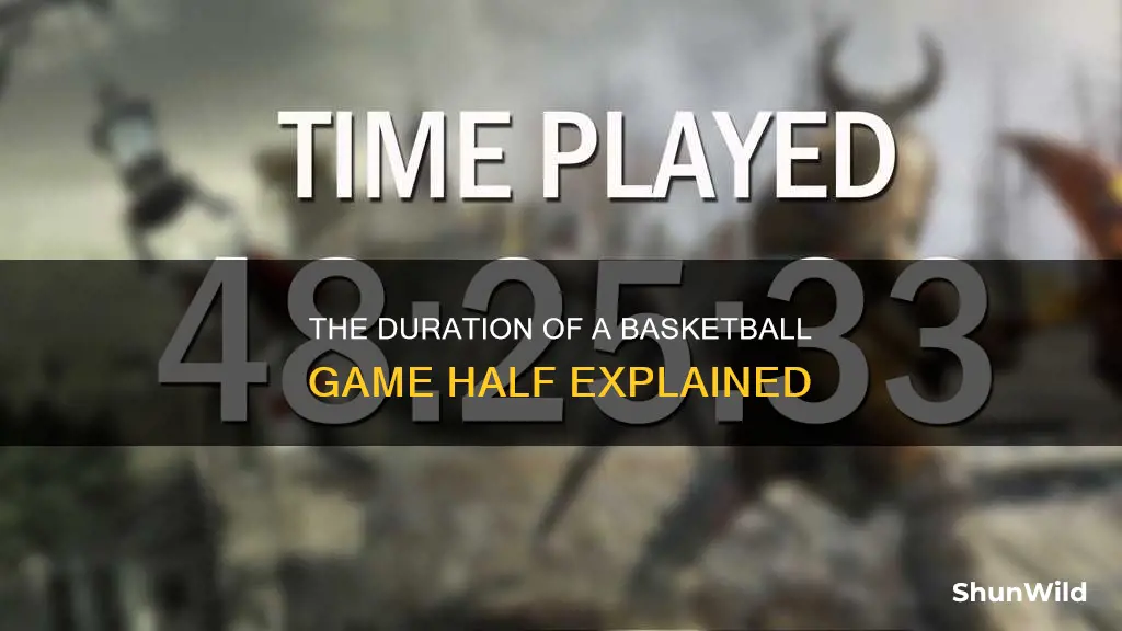 how long does a half of basketball take