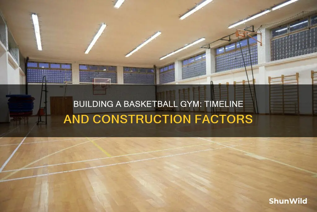 how long does it take to build a basketball gym