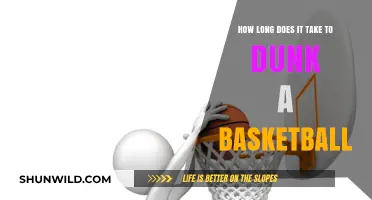 Developing Dunking Skills: Time Needed to Soar and Slam