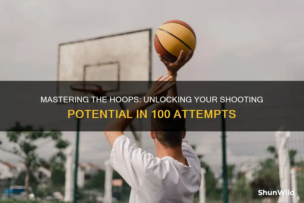 how long does it take to shoot 100 basketball shots