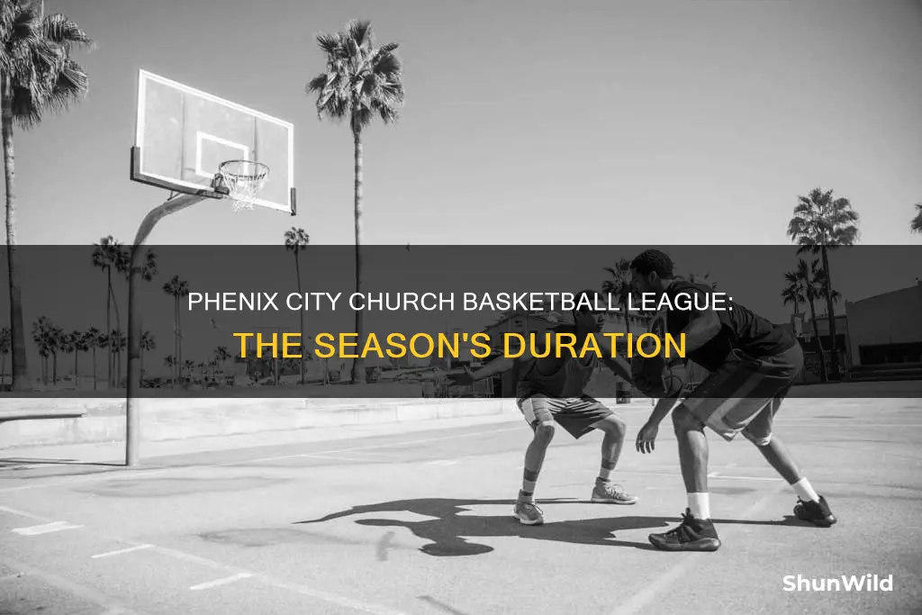 how long does the phenix city church basketball league go