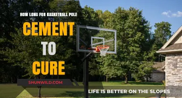 The Right Cure Time for Basketball Pole Cement