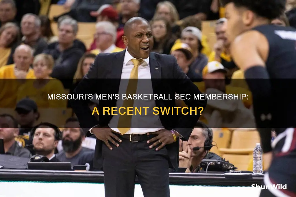 how long has missouri mens basketball been in sec