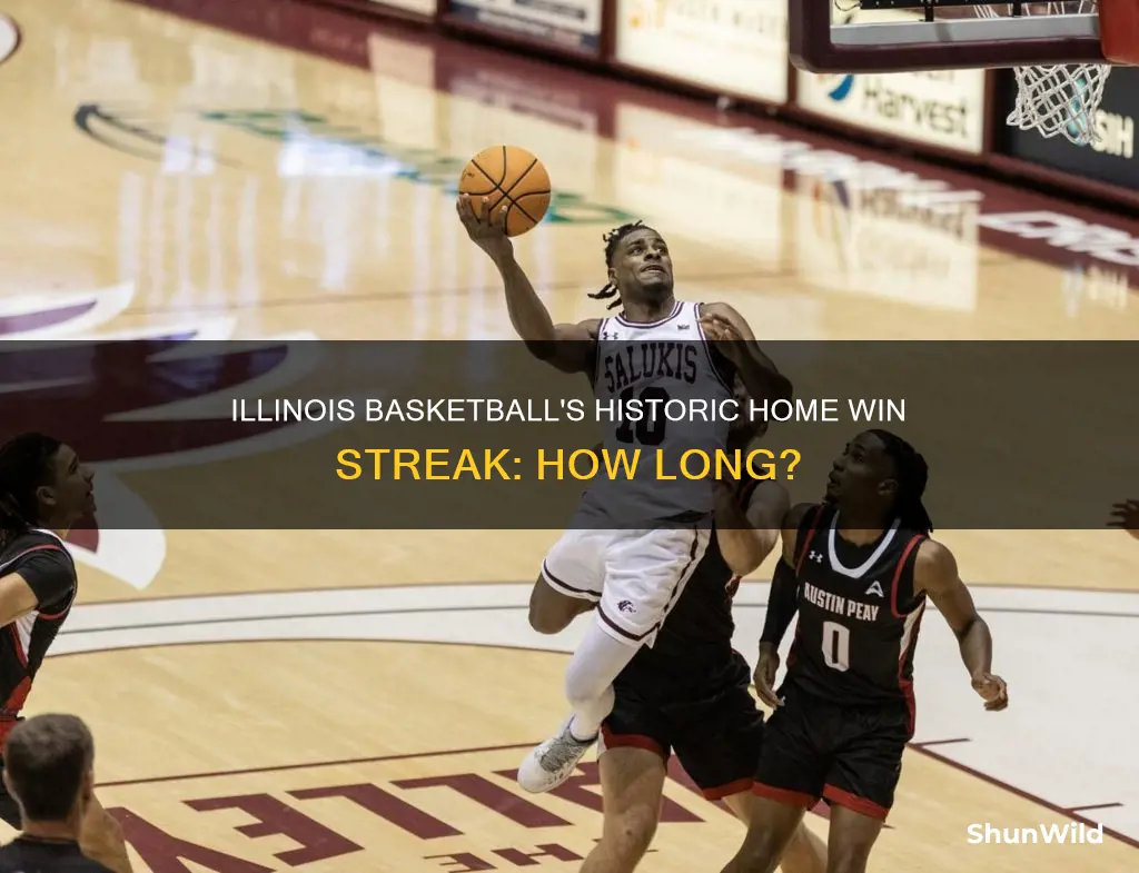 how long illinois home win streak in basketball