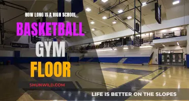 The Standard Size of a High School Basketball Court
