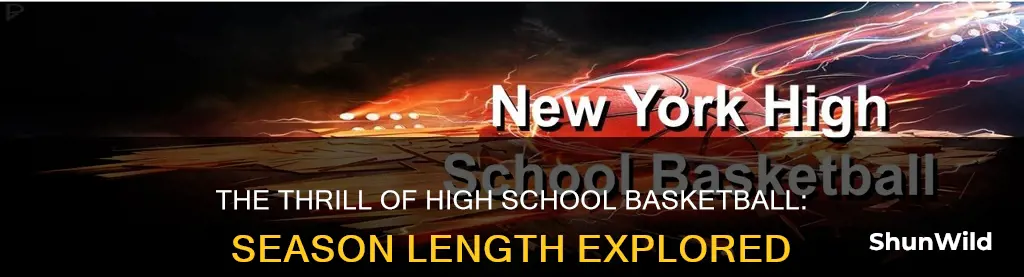 how long is a highschool basketball season