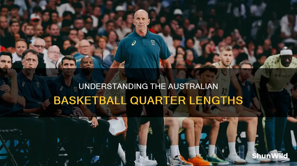 how long is a quarter in australian basketball
