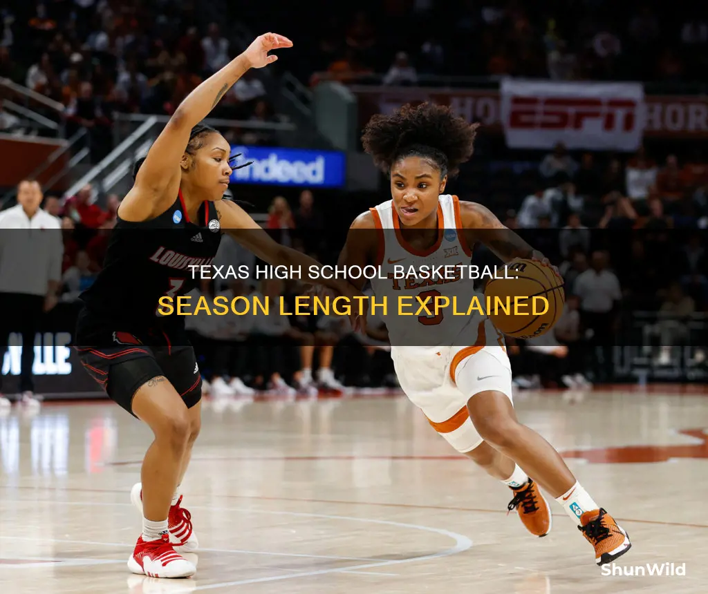 how long is a texas highschool basketball season