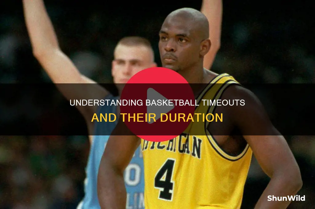 how long is a timeout in basketball