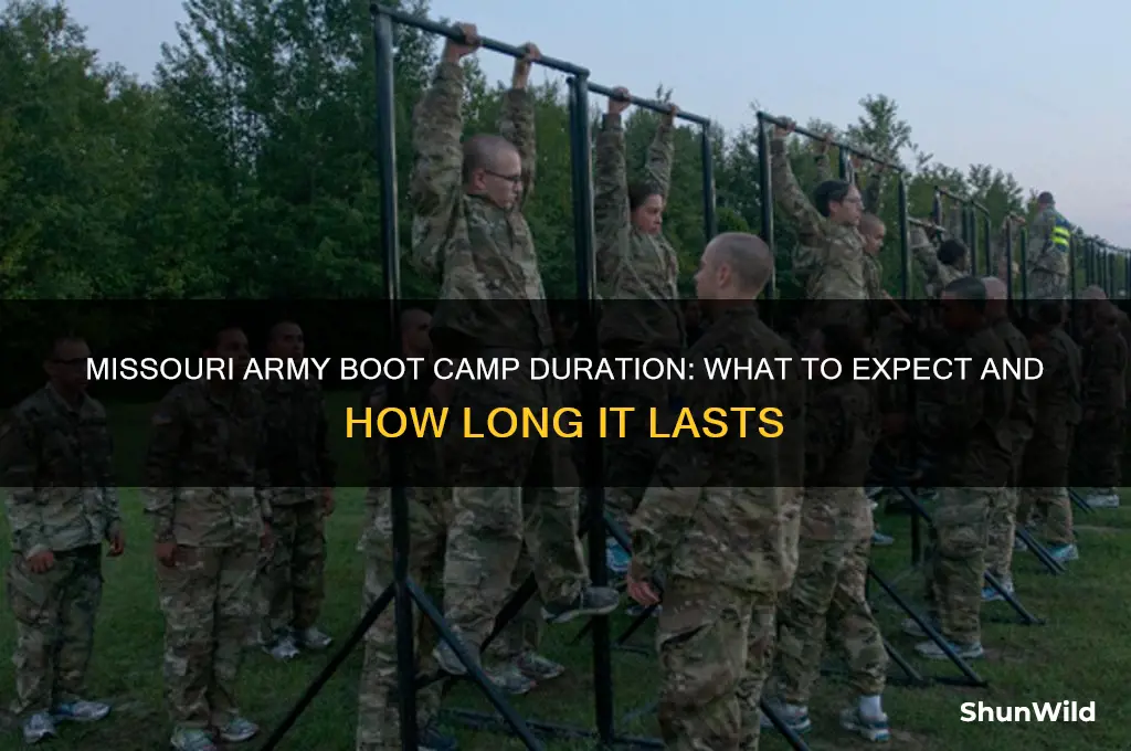 how long is army boot camp in missouri