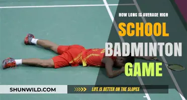 Badminton Match Lengths in High School