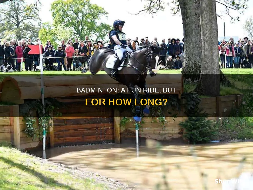 how long is badminton fun ride