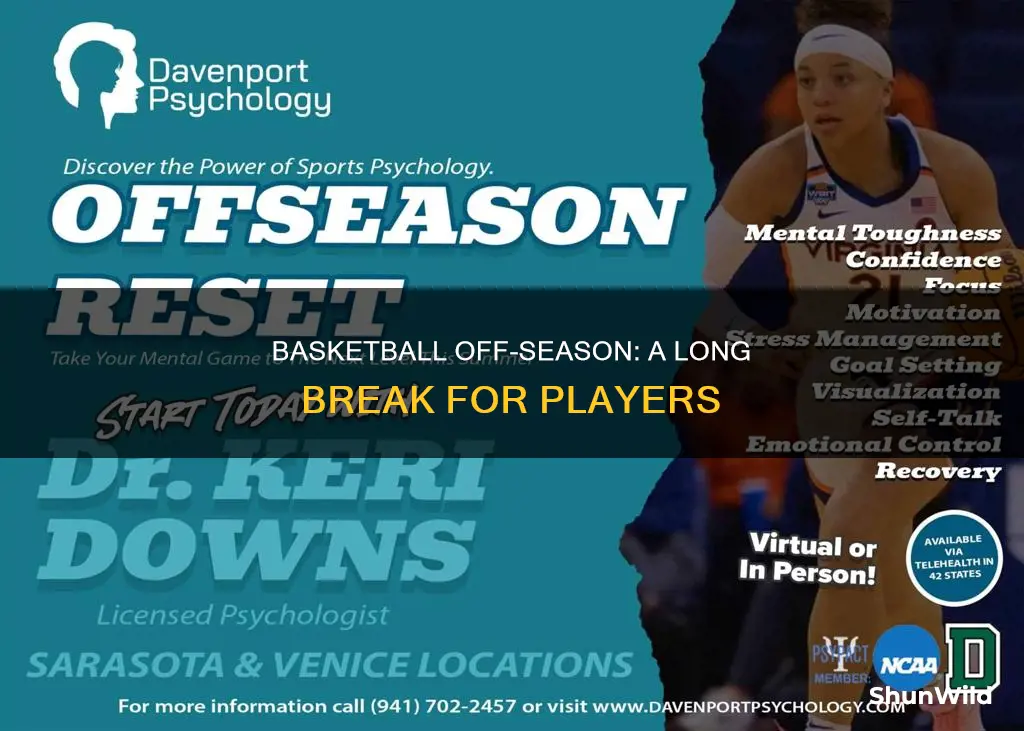 how long is basketball off season